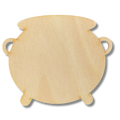 Unfinished Cauldron Wood Cutout
