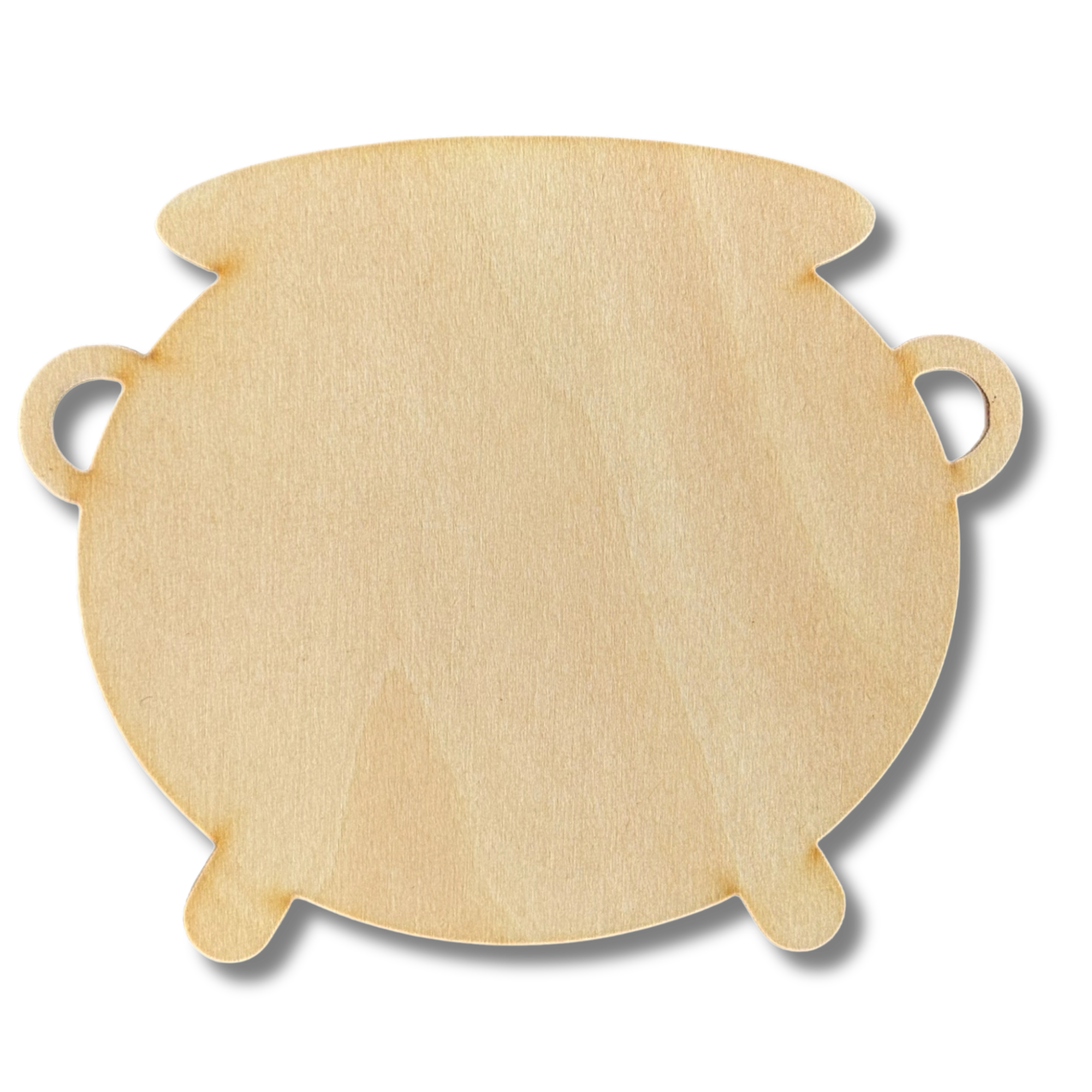 Unfinished Cauldron Wood Cutout
