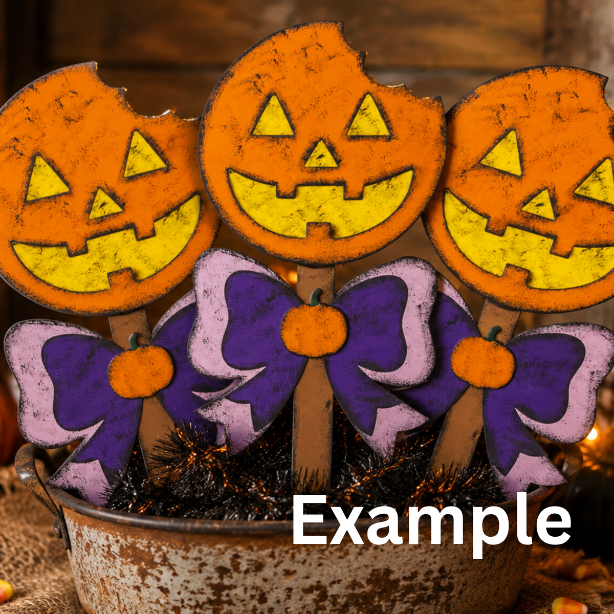 Halloween Lollipop Wood Kit 1