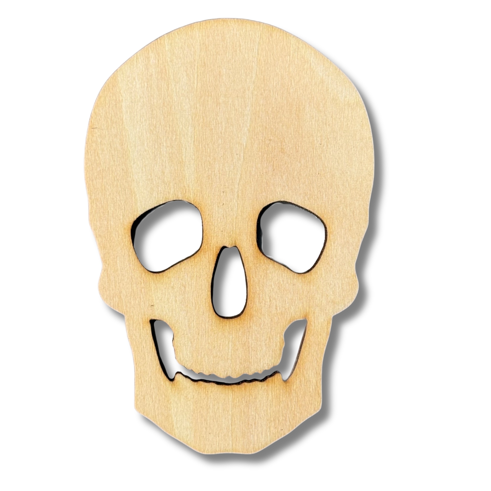 Unfinished Skull #1 Wood Cutout