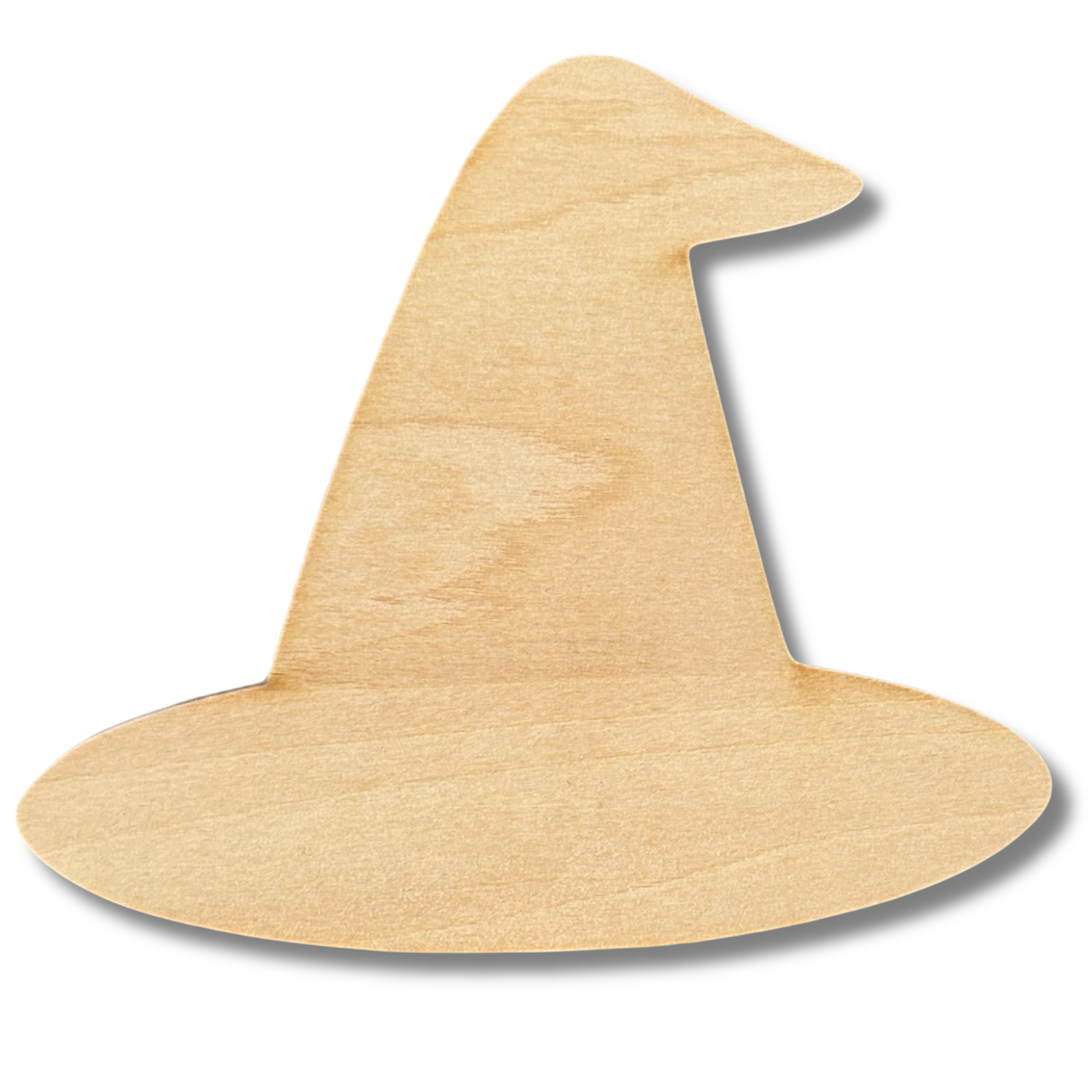 Unfinished Witch Hat Wood Cutout