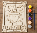 Halloween Gnome Wood Paint Kit