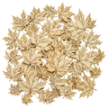100 Unfinished Fall Leaves Wood Cutouts