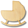 Unfinished Cradle Wood Cutout