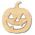 Unfinished Jack O Lantern Wood Cutout