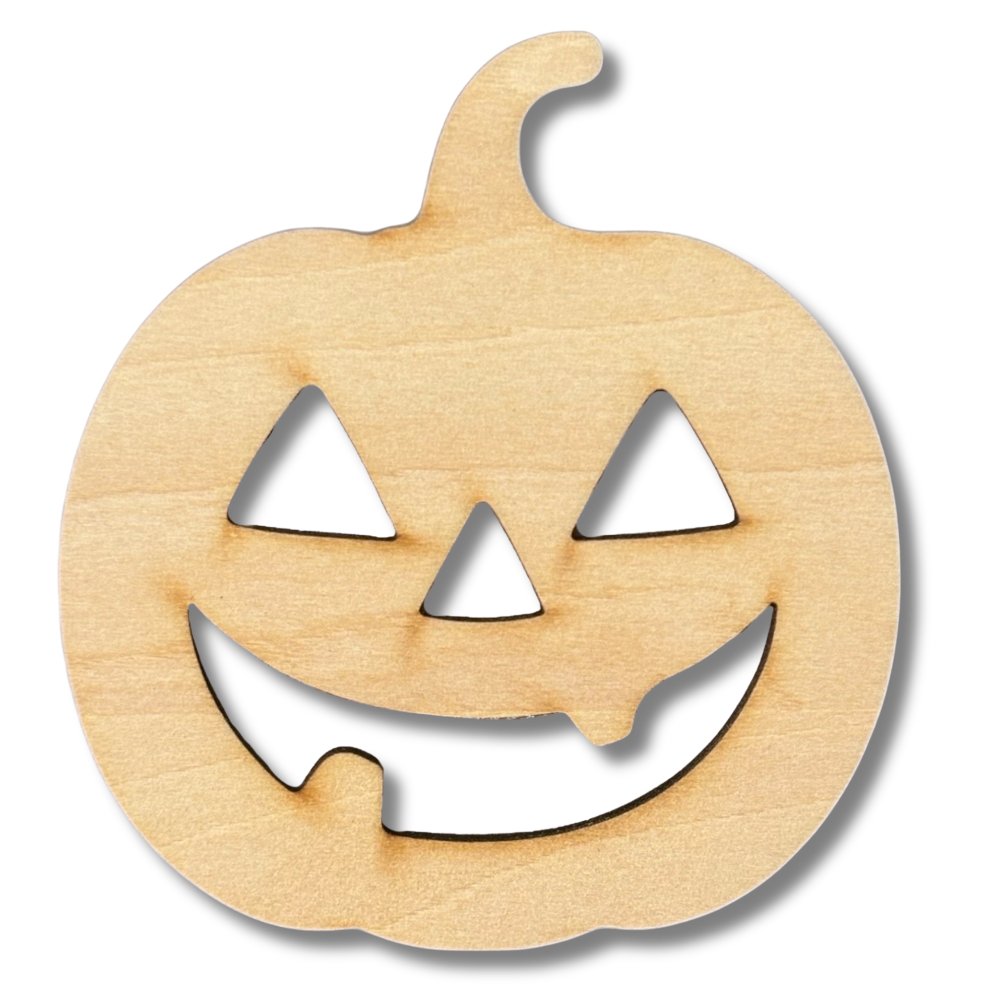 Unfinished Jack O Lantern Wood Cutout