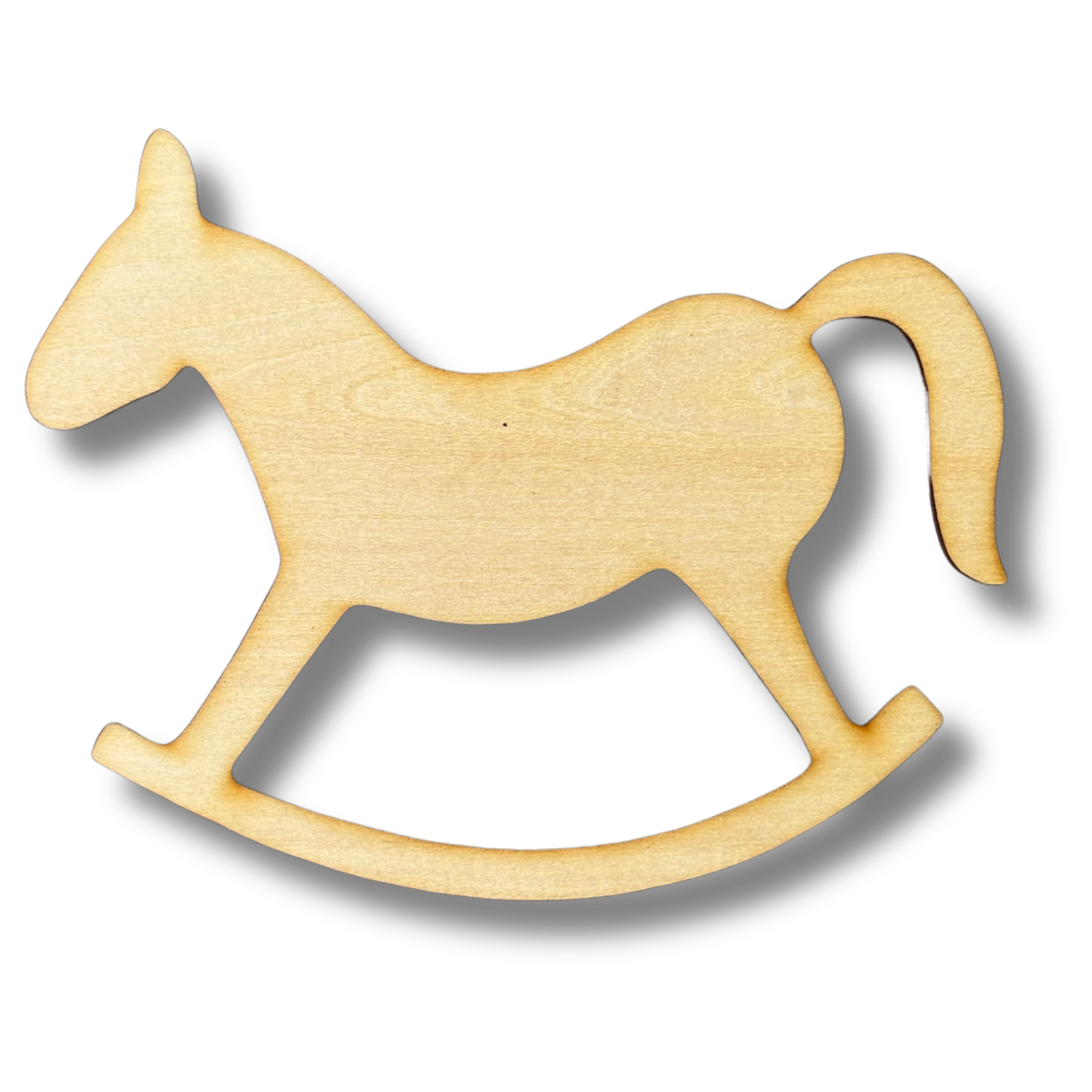 Unfinished Rocking Horse Wood Cutout