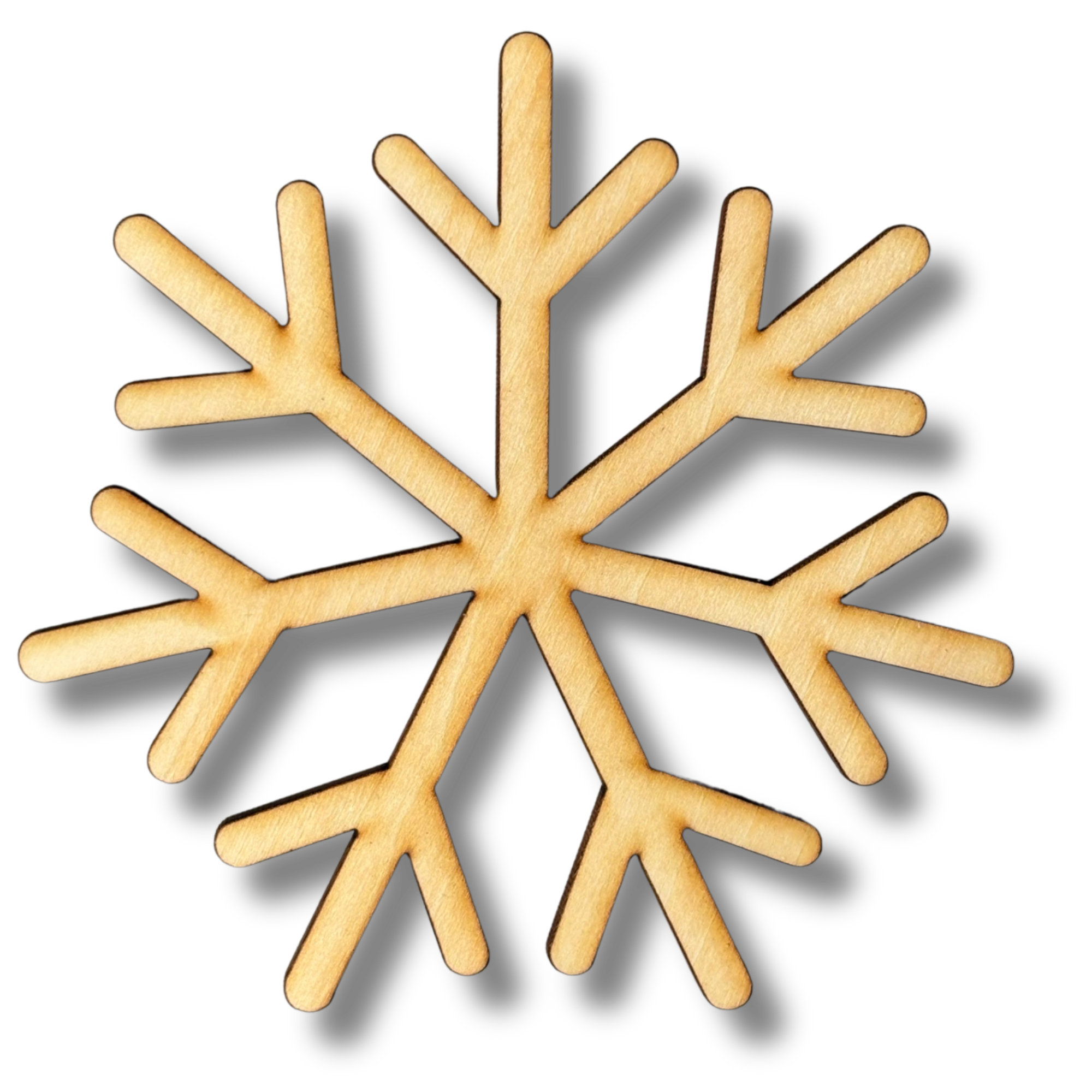 Unfinished Snowflake #1 Wood Cutout