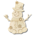 Snowman Shelf Sitter Wood Kit