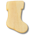 Unfinished Christmas Stocking Wood Cutout