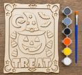 Jack O Lantern Wood Paint Kit